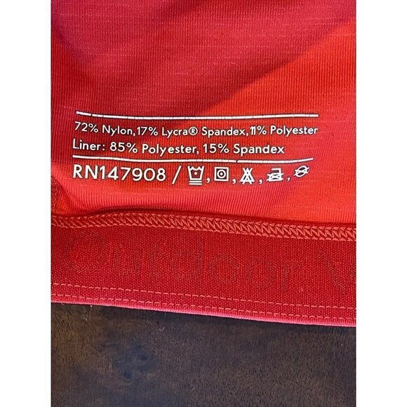 Outdoor Voices Red Racerback TechSweat Crop Tank Top Size M - Picture 8 of 8